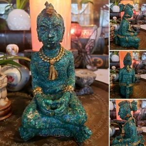 Vintage stone statue figure aztec mexico art myan